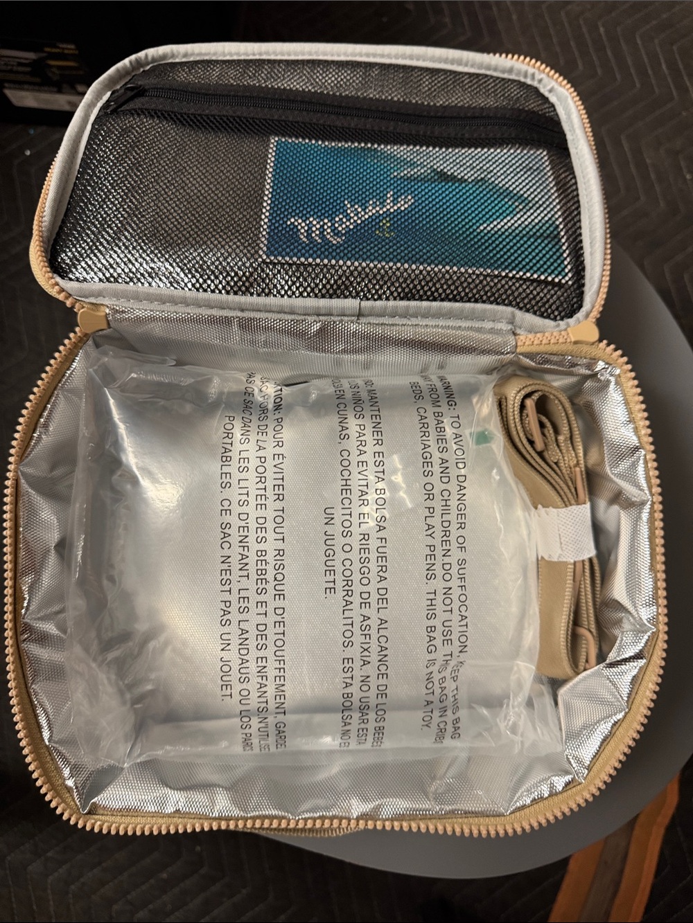 ALOHA Collection Beige Floral Travel Pouch - Picture 5 of 6